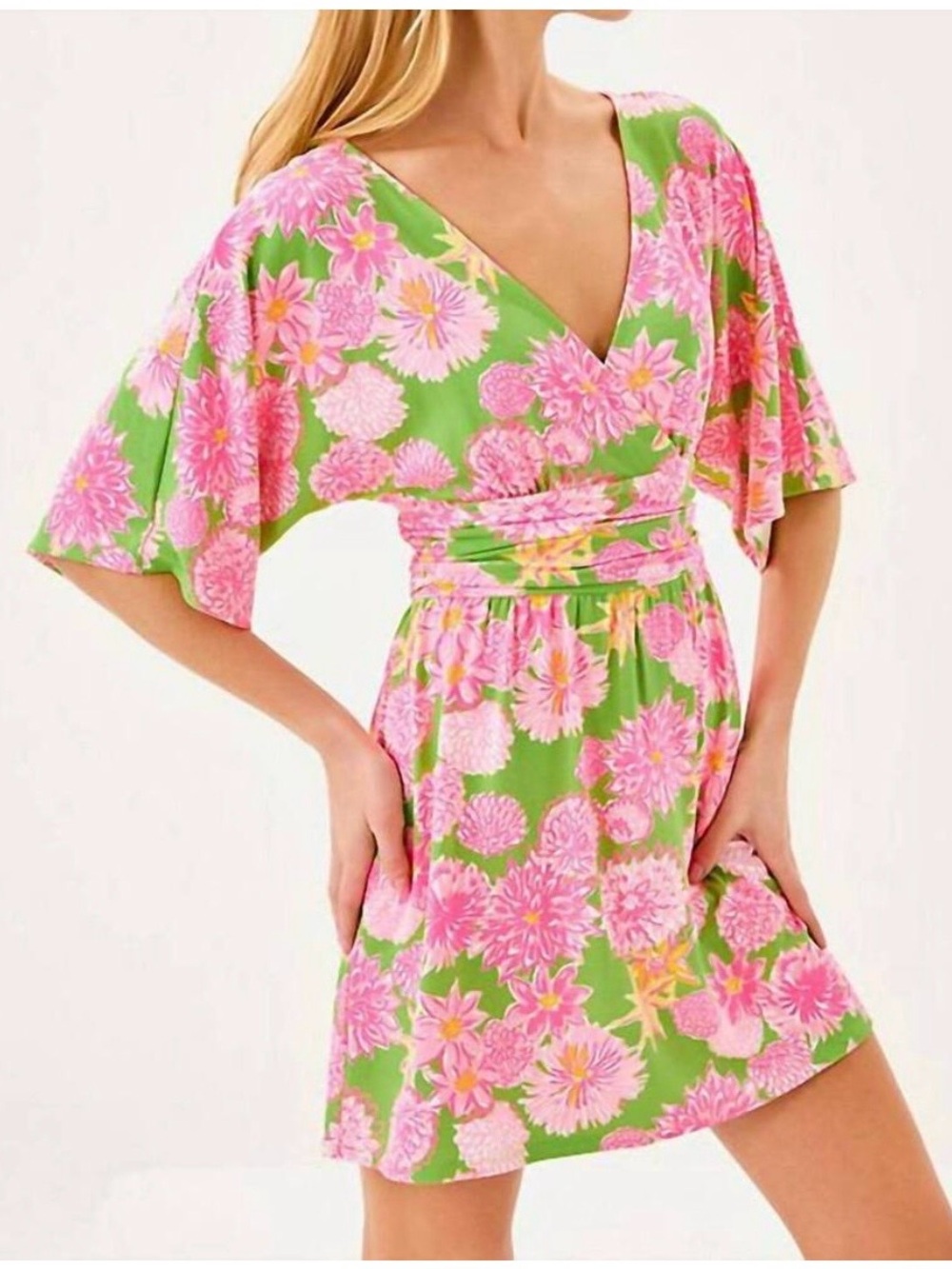 🩷💚 NWT! LILLY PULITZER Parigi Seaside Garden Skort Romper - Size Medium